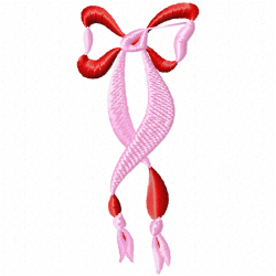 Ribbions And Bows Embroidery Design 9 Ribbions And Bows Embroidery Design 9